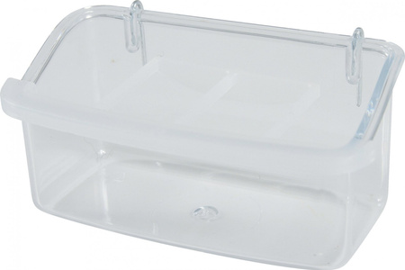 Zolux Karmidełko plastikowe z kratką do klatki dla ptaków M