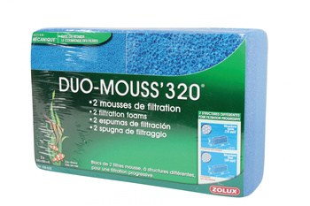 Zolux Wkład filtracyjny gąbka 2szt. Duo-Mouss 320 Actizoo