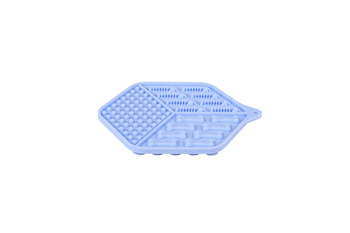 ZOLUX Silikonowa mata do lizania dla kota niebieska 18,5x15,5 cm