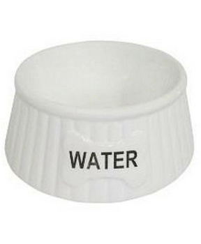 Yarro/Moderna Miska ceramiczna dla psa Water biała [Y2754]