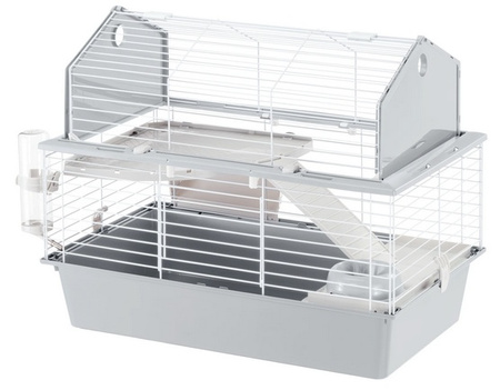 Ferplast Klatka Barn 80 jasnoszara [57068021] ^