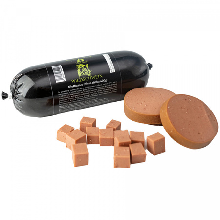 MIRALS Wildschwein - kiełbasa z mięsa dzika (400g)