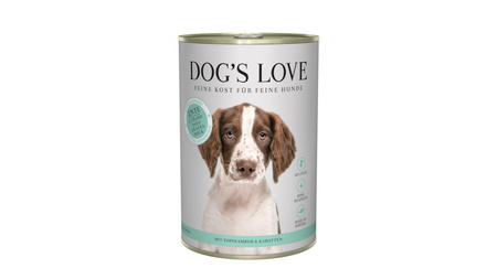 DOG'S LOVE Ente - kaczka z topinamburem i marchewką (400g)