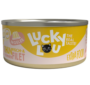 Lucky Lou Extrafood Tuńczyk & Kurczak w galaretce puszka 70g