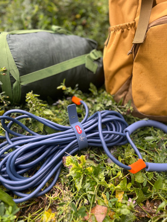ZOLUX Smycz okrągła dla psa silikonowa BIVOUAK niebieska 5m
