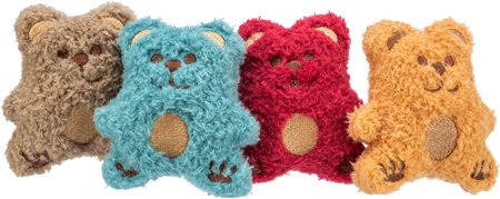 Miś, zabawka, dla kota, plusz, 8 cm, z kocimiętką