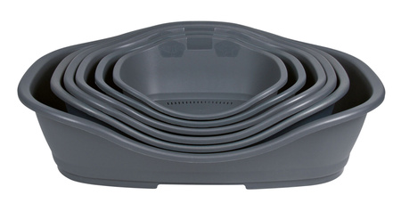 Sleeper 2, legowisko, dla psa/kota, plastikowe, ciemnoszare, 68 x 47 cm, z recyklingu