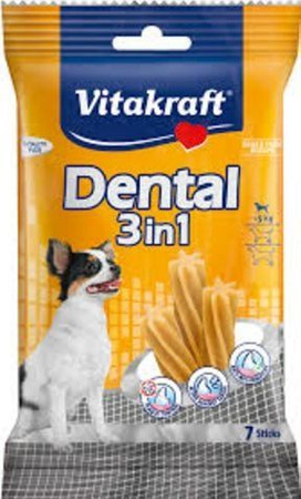 VITAKRAFT PIES DENTAL 3in1 <5kg 7szt. 70g /12