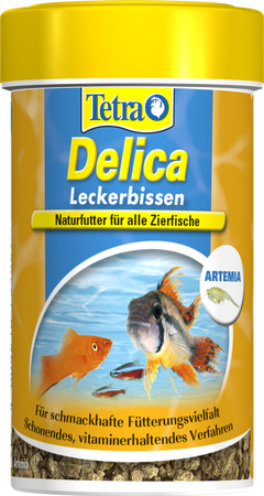 TETRA Delica Brine Shrimps 100 ml, naturalna przekąska dla ryb tropikalnych