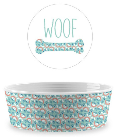 TarHong Flower Fields Single Wall miska mała aqua 13,8cm/0,5L