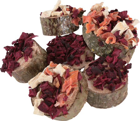 ZOLUX Drewniane krążki dla gryzoni i królików mix EDEN 40 g