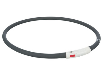 Trixie Opaska LED USB silikonowa XS-XL 70/1cm czarna