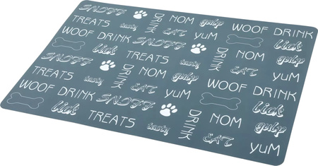 ZOLUX Podkładka pod miski dla psa czysta podłoga wzór napisy M 45x30 cm