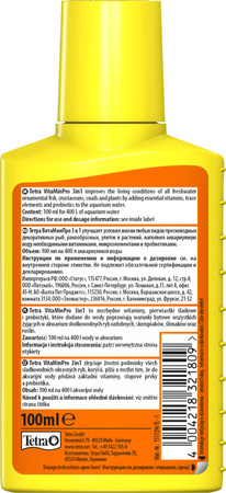 TETRA VitaMinPro 3in1 100 ml - w płynie