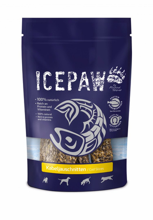 ICEPAW Kabeljauschnitten - gryzak z dorsza dla psów 4 szt