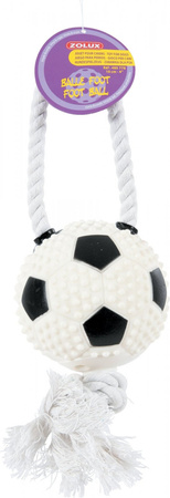 ZOLUX Zabawka dla psa piłka nożna ze sznurkiem 42 cm