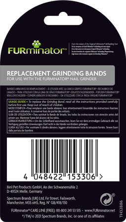 FURMINATOR Wymienne wkłady do pilnika do pazurów