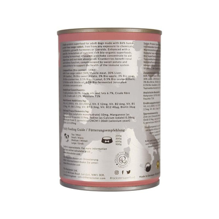 Rockster Heaven and Earth królik z wolnego wybiegu (400 g)