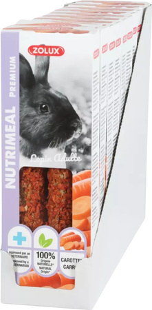 *- ZOLUX NUTRIMEAL 3 Stick z marchewką dla królika 115 g