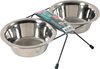 ZOLUX Miski dla psa na stojaku metalowym INOX 2 szt. 700 ml