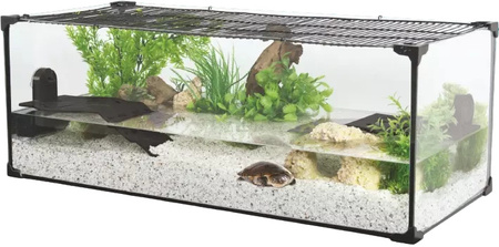 *- ZOLUX Aquaterrarium Karapas Aqua PRO 100x40x30 cm kol. czarny