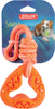 Zolux Zabawka dla psa trójkątna ze sznurem TPR SAMBA 26 cm kol.pomarańczowy