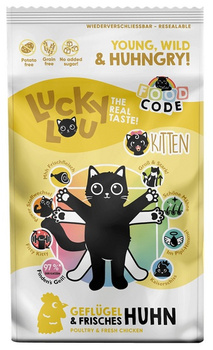 Lucky Lou Food Code Lifestage Kitten Drób & Kurczak 1,7kg