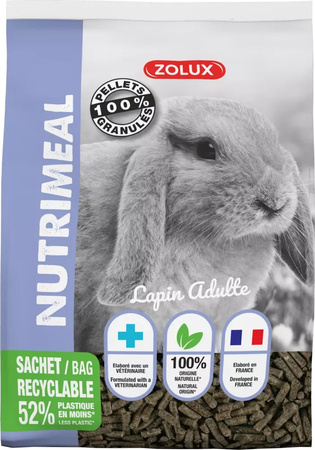 Zolux Pokarm mieszanka dla dorosłego królika Granulat NUTRIMEAL 3 800 g