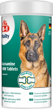 8in1 Vitality Glukozamina z MSM dla psów stawy i aktywność premium 55tb