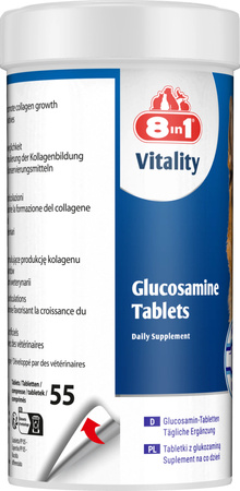 8in1 Vitality Glukozamina dla psów stawy i aktywność 55tb