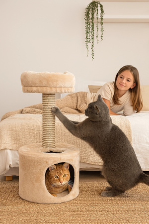 ZOLUX Drapak dla kota BI-MATERIAL 1 kol. beżowy 69 cm