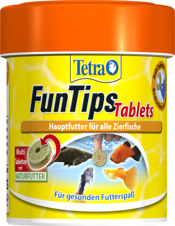 TETRA FunTips Tablets 75 tab. pokarm dla ryb przyczepiany do szyby akwarium