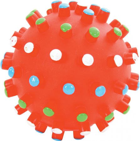 ZOLUX Zabawka winylowa dla psa Piłka z wypustkami 10 cm