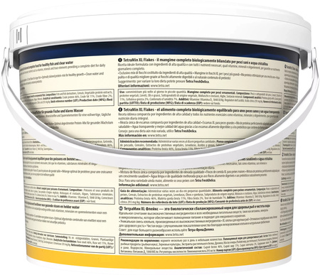 TETRA TetraMin XL Flakes 10 L wiadro pokarm w płatkach dla dużych ryb