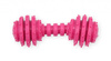 PET NOVA TPR DUMBBELL PINK/RED  12cm /10