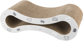 TX-48002 DRAPKA FALA MIMI 48x16x22cm      CIEMNOCZERWONY