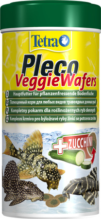 TETRA Pleco Veggie Wafers 250 ml pokarm roślinny dla ryb dennych