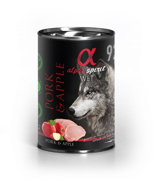 Alpha Spirit WIEPRZOWINA Z JABŁKIEM 400g art 4