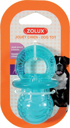 ZOLUX Zabawka dla psa smoczek TPR POP 7.5 cm kol. turkusowy
