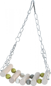 ZOLUX Mostek drewniany na metalowym łańcuszku do klatki dla ptaków