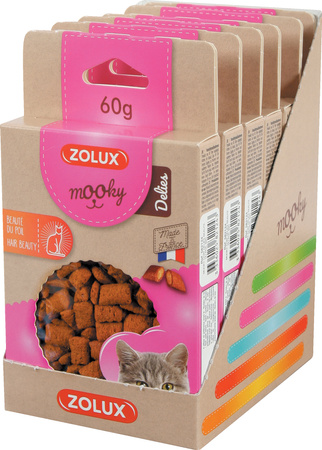 Zolux Przysmak dla kota piękna sierść MOOKY DELIES 60 g