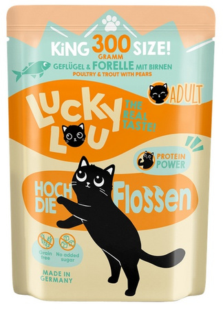 Lucky Lou Lifestage Adult Drób i pstrąg saszetka 300g