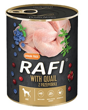 Rafi Pies Przepiórka puszka 800g