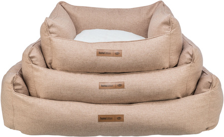 Farell, legowisko, dla psa/kota, brązowe/białe, prostokątne, 100 x 70 cm