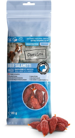 Chewies Beef Salametti Midi cielęcina & wołowina z podrobami 80g