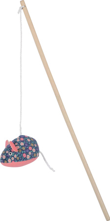 ZOLUX Zabawka dla kota wędka mysz, kwiaty ETHICAT 40 cm
