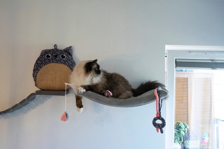 ZOLUX Zabawka dla kota wędka piramidka, kwiaty ETHICAT 40 cm