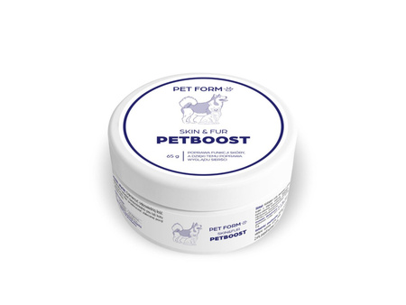 PET FORM LABS Petboost Skin Fur - skóra i sierść dla psa i kota (65g)