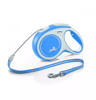 Flexi Smycz automatyczna dla psa New Comfort M linka 8 m kol. Niebieski