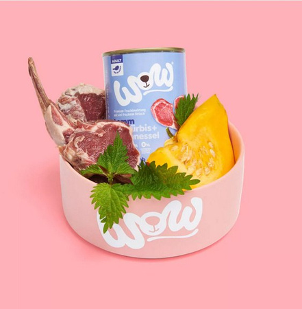 WOW Lamm mit Kürbis - jagnięcina z dynią i pokrzywą 800g